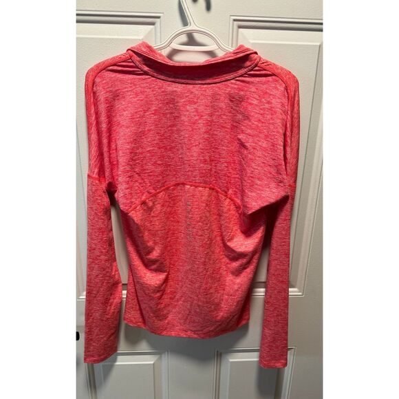 Women’s‎ Nike Pink Dri-Fit 1/4 Zip Pullover Sweatshirt Size Small - Picture 2 of 5